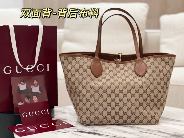 구찌 토티시마 미디움 리버시블 토트 백 브라운 839112 레플리카 미러급 SA급 S급 고퀄리티 최상급 하이엔드 가방 [여성] 3