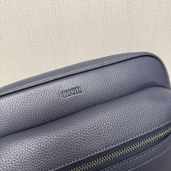 디올 하일톤 넬 라이더 2.0 집 메신저 백 그레인드 카프스킨 프린트 네이비 블루 화이트 레플리카 미러급 SA급 S급 고퀄리티 최상급 하이엔드 가방 [남성여성공용] 12