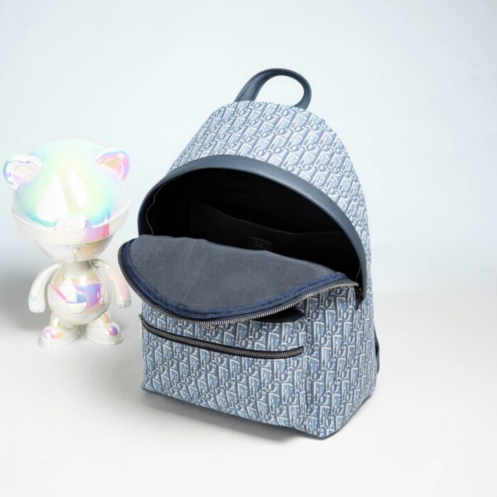 디올 라이더 백팩 오블리크 자카드 블루 레플리카 미러급 SA급 S급 고퀄리티 최상급 하이엔드 가방 [남성여성공용] 3