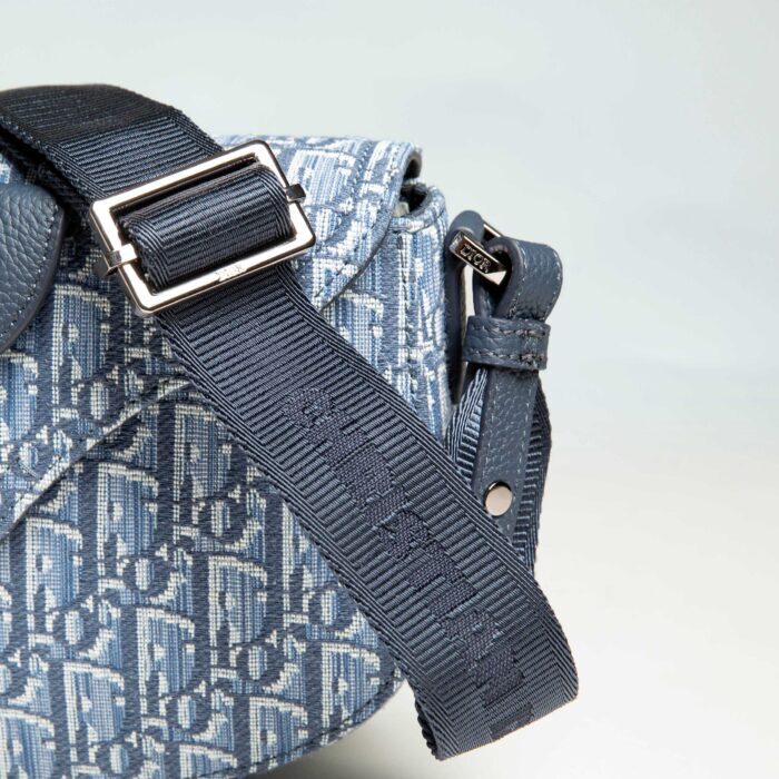 디올 새들 메신저 백 디올 오블리크 자카드 앤 그레인드 카프스킨 블루 레플리카 미러급 SA급 S급 고퀄리티 최상급 하이엔드 가방 [남성여성공용] 8