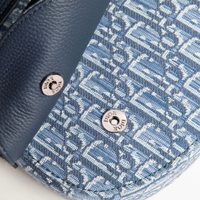 디올 새들 메신저 백 디올 오블리크 자카드 앤 그레인드 카프스킨 블루 레플리카 미러급 SA급 S급 고퀄리티 최상급 하이엔드 가방 [남성여성공용] 9