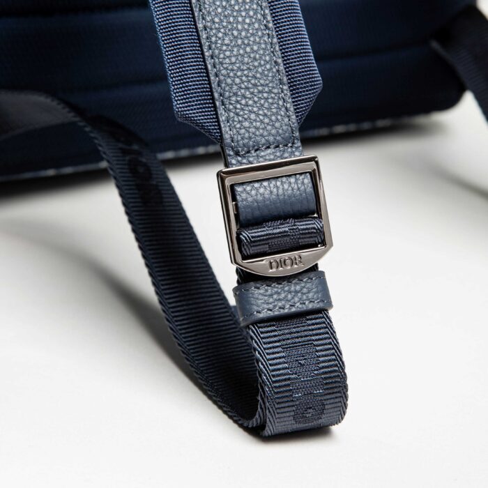 디올 새들 백팩 플랩 디올 오블리크 자카드 앤 그레인드 카프스킨 블루 레플리카 미러급 SA급 S급 고퀄리티 최상급 하이엔드 가방 [남성여성공용] 9