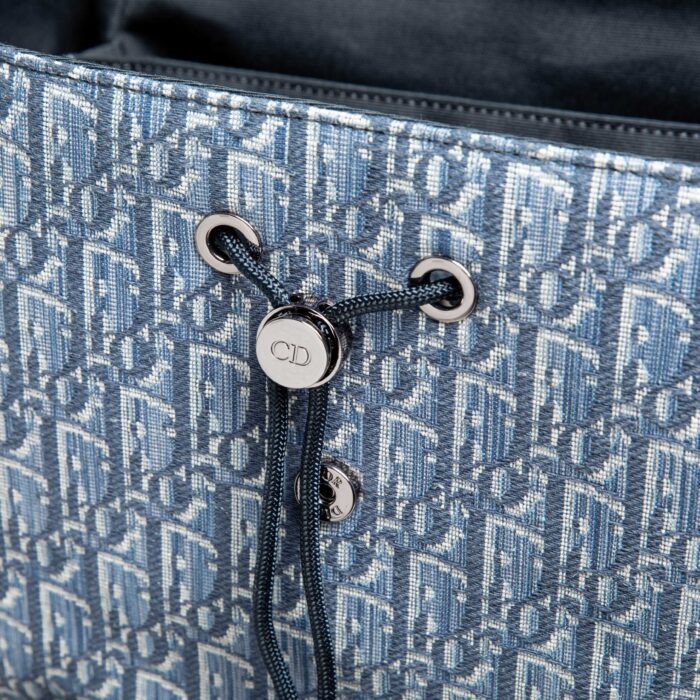 디올 새들 백팩 플랩 디올 오블리크 자카드 앤 그레인드 카프스킨 블루 레플리카 미러급 SA급 S급 고퀄리티 최상급 하이엔드 가방 [남성여성공용] 10