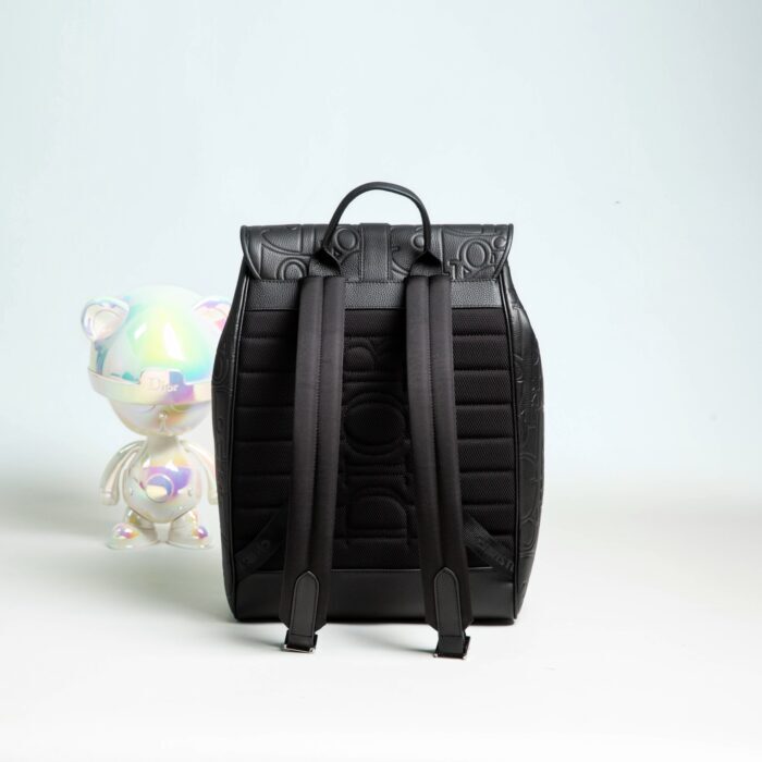 디올 데일리 백팩 플랩 디올 그래비티 레더 앤 그레인드 카프스킨 블랙 레플리카 미러급 SA급 S급 고퀄리티 최상급 하이엔드 가방 [남성여성공용] 2