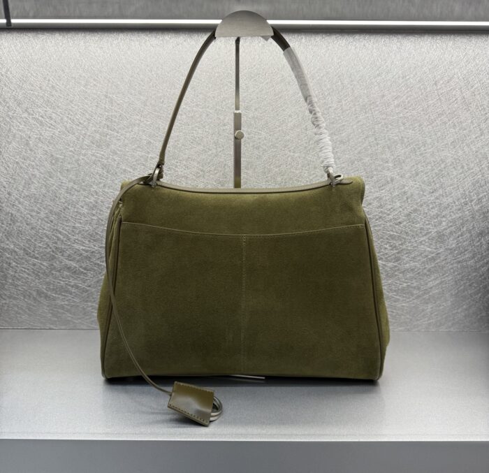 발렌시아가 로데오 핸드백 미디움 카키 스웨이드 실버 장식 레플리카 미러급 SA급 S급 고퀄리티 최상급 하이엔드 가방 [여성] 2