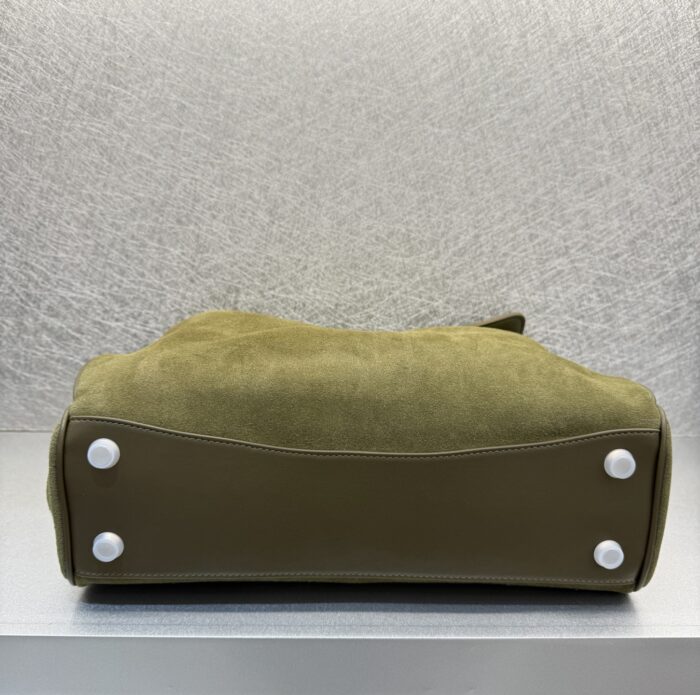 발렌시아가 로데오 핸드백 미디움 카키 스웨이드 실버 장식 레플리카 미러급 SA급 S급 고퀄리티 최상급 하이엔드 가방 [여성] 5