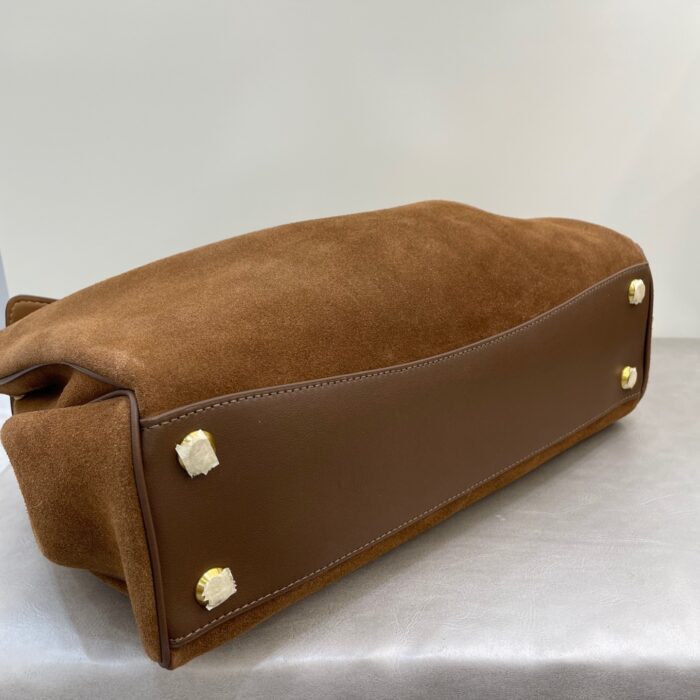 발렌시아가 로데오 핸드백 미디움 브라운 스웨이드 골드 장식 레플리카 미러급 SA급 S급 고퀄리티 최상급 하이엔드 가방 [여성] 6