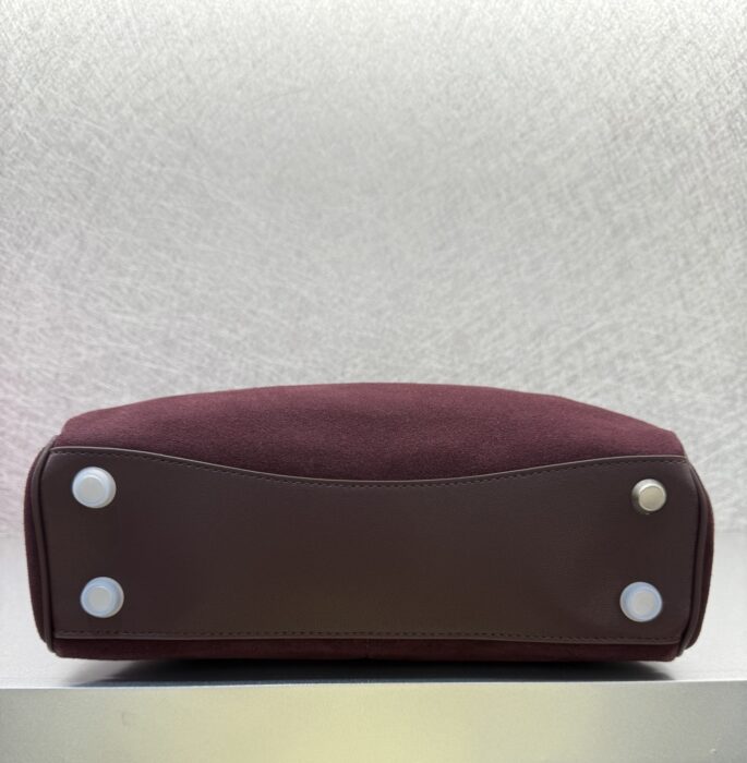 발렌시아가 로데오 핸드백 미디움 와인 스웨이드 실버 장식 레플리카 미러급 SA급 S급 고퀄리티 최상급 하이엔드 가방 [여성] 6