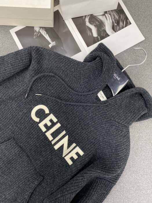 셀린느 모노그램 니트 후드티 블랙 레플리카 미러급 SA급 S급 고퀄리티 하이엔드 최상급 의류 [남성여성공용] 10