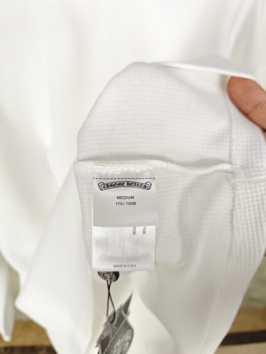 크롬하츠 매티 프린트 보이 와플 긴팔티 화이트 레플리카 미러급 SA급 S급 고퀄리티 하이엔드 최상급 의류 [남성여성공용] 9