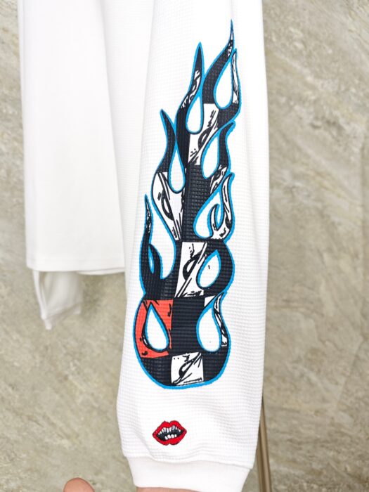 크롬하츠 매티 프린트 보이 와플 긴팔티 화이트 레플리카 미러급 SA급 S급 고퀄리티 하이엔드 최상급 의류 [남성여성공용] 8