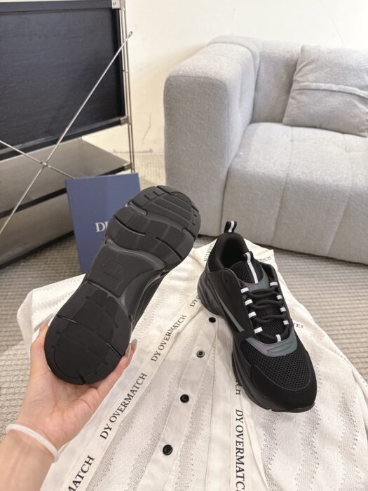 디올 B22 스니커즈 테크니컬 메쉬 스무스 카프스킨 블랙 남성용 4cm 레플리카 미러급 SA급 S급 고퀄리티 최상급 하이엔드 신발 [남성] 3