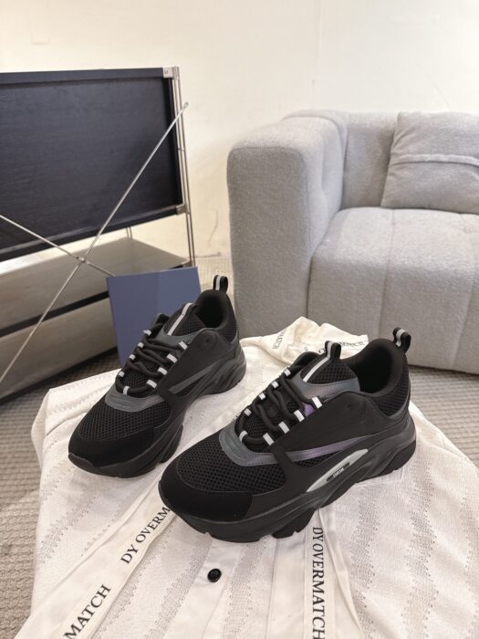 디올 B22 스니커즈 테크니컬 메쉬 스무스 카프스킨 블랙 남성용 4cm 레플리카 미러급 SA급 S급 고퀄리티 최상급 하이엔드 신발 [남성] 4