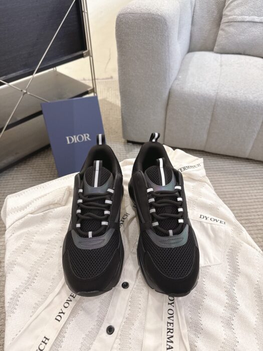 디올 B22 스니커즈 테크니컬 메쉬 스무스 카프스킨 블랙 남성용 4cm 레플리카 미러급 SA급 S급 고퀄리티 최상급 하이엔드 신발 [남성] 5