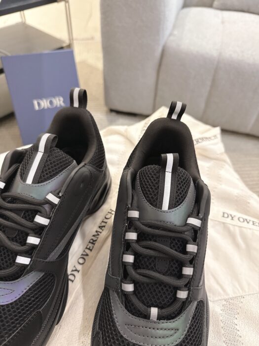 디올 B22 스니커즈 테크니컬 메쉬 스무스 카프스킨 블랙 남성용 4cm 레플리카 미러급 SA급 S급 고퀄리티 최상급 하이엔드 신발 [남성] 7