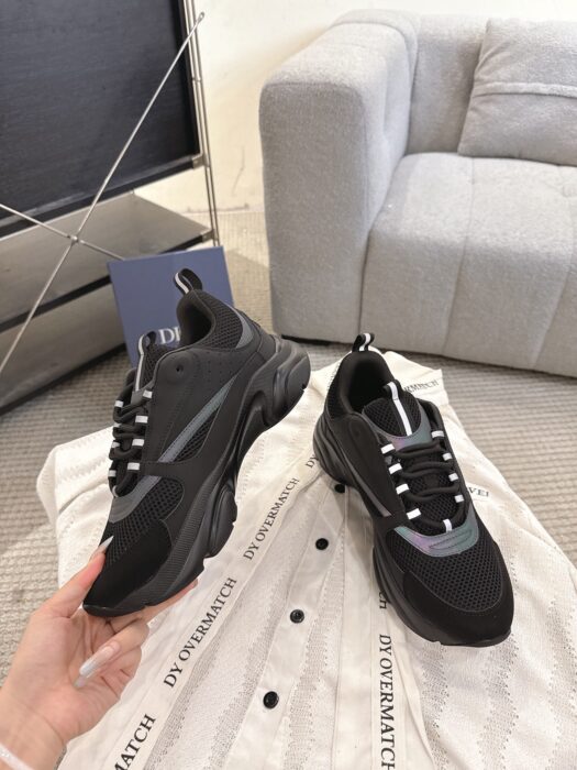 디올 B22 스니커즈 테크니컬 메쉬 스무스 카프스킨 블랙 남성용 4cm 레플리카 미러급 SA급 S급 고퀄리티 최상급 하이엔드 신발 [남성] 2