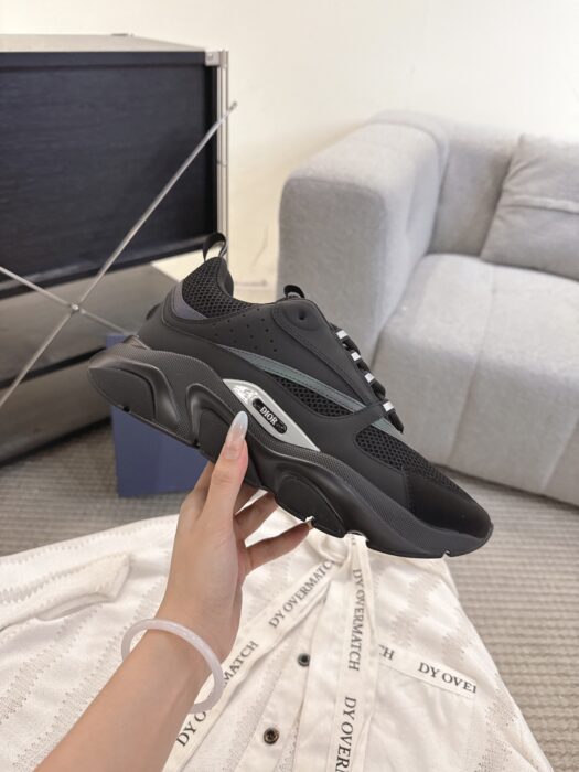 디올 B22 스니커즈 테크니컬 메쉬 스무스 카프스킨 블랙 남성용 4cm 레플리카 미러급 SA급 S급 고퀄리티 최상급 하이엔드 신발 [남성]