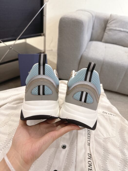 디올 B22 스니커즈 화이트 블루 테크니컬 메쉬 그레이 카프스킨 남성용 4cm 레플리카 미러급 SA급 S급 고퀄리티 최상급 하이엔드 신발 [남성] 6