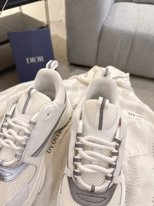 디올 B22 스니커즈 화이트 스카이 블루 카프스킨 남성용 4cm 레플리카 미러급 SA급 S급 고퀄리티 최상급 하이엔드 신발 [남성] 7