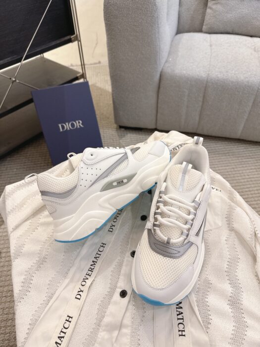 디올 B22 스니커즈 화이트 스카이 블루 카프스킨 남성용 4cm 레플리카 미러급 SA급 S급 고퀄리티 최상급 하이엔드 신발 [남성] 4
