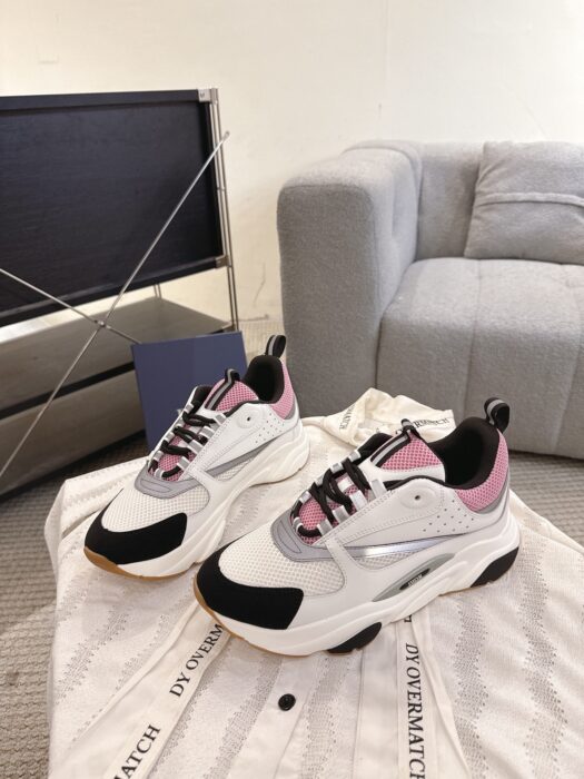 디올 B22 스니커즈 화이트 블랙 핑크 카프스킨 남성용 4cm 레플리카 미러급 SA급 S급 고퀄리티 최상급 하이엔드 신발 [남성] 5