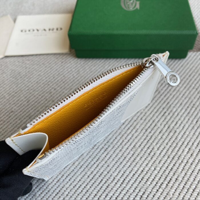 고야드 부르봉 지퍼 카드지갑 화이트 레플리카 미러급 SA급 S급 고퀄리티 최상급 하이엔드 지갑 [남성여성공용] 3