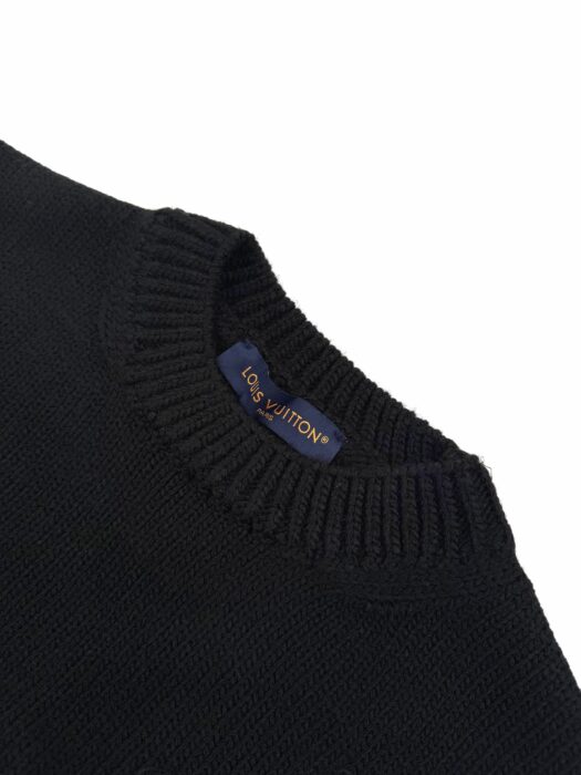 루이비통 엠벨리시드 니티드 크루넥 니트 블랙 1AJBWX 레플리카 미러급 SA급 S급 고퀄리티 하이엔드 최상급 의류 [남성여성공용] 6