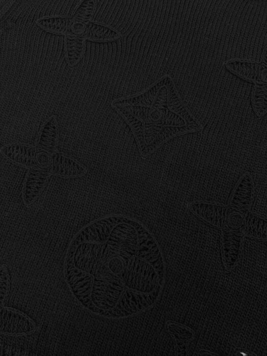 루이비통 엠벨리시드 니티드 크루넥 니트 블랙 1AJBWX 레플리카 미러급 SA급 S급 고퀄리티 하이엔드 최상급 의류 [남성여성공용] 11