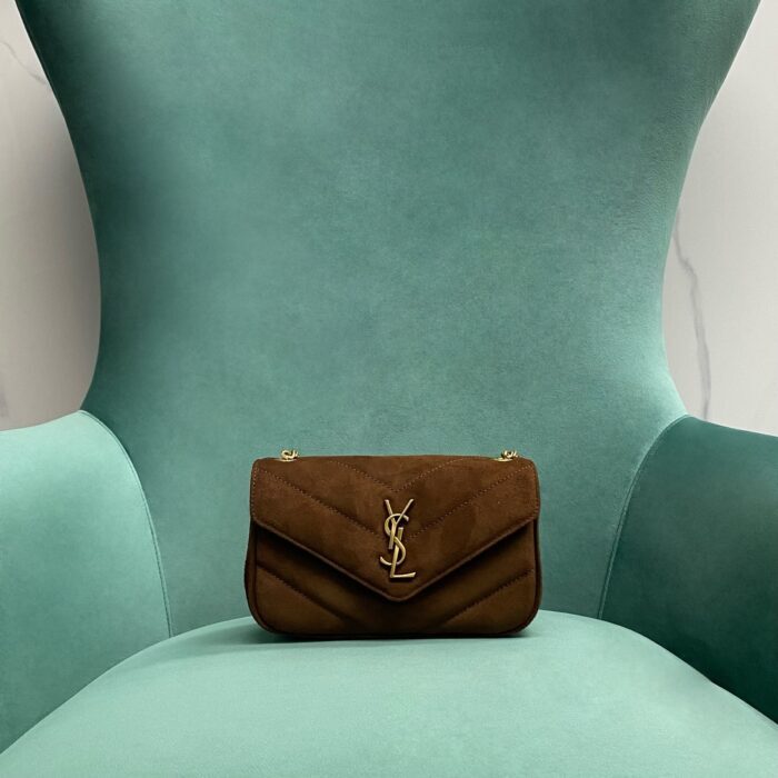 생로랑 루루 미니 마테라쎄 스웨이드 브라운 커피 821749 레플리카 미러급 SA급 S급 고퀄리티 최상급 하이엔드 가방 [여성]