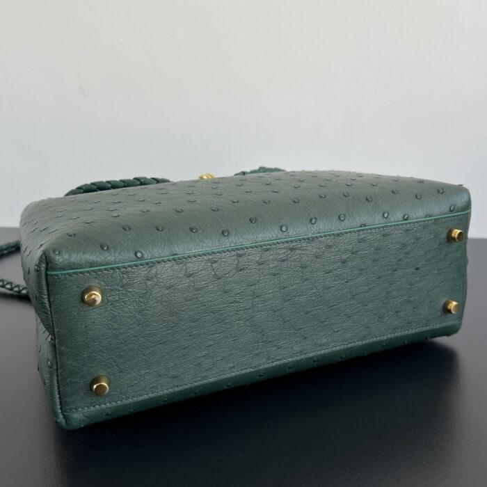 보테가베네타 미디엄 안디아모 흑녹색 817805 타조가죽 레플리카 미러급 SA급 S급 고퀄리티 최상급 하이엔드 가방 [여성] 5