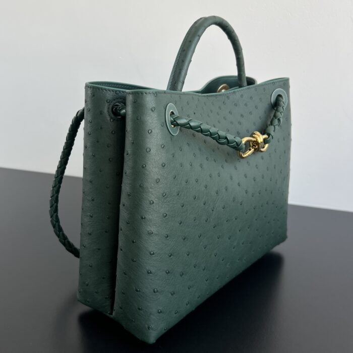 보테가베네타 미디엄 안디아모 흑녹색 817805 타조가죽 레플리카 미러급 SA급 S급 고퀄리티 최상급 하이엔드 가방 [여성] 4
