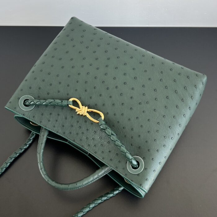 보테가베네타 미디엄 안디아모 흑녹색 817805 타조가죽 레플리카 미러급 SA급 S급 고퀄리티 최상급 하이엔드 가방 [여성] 6