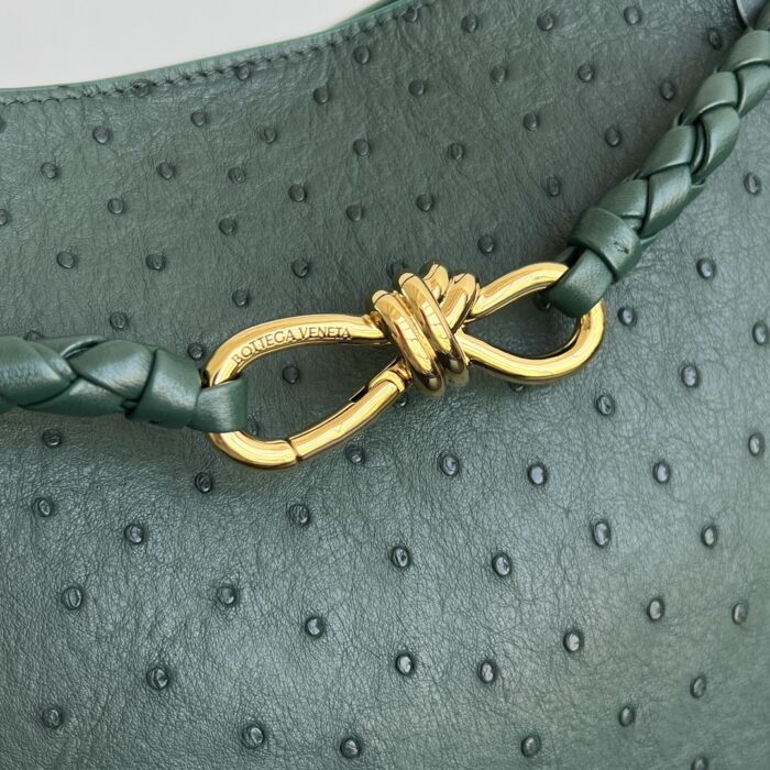 보테가베네타 미디엄 안디아모 흑녹색 817805 타조가죽 레플리카 미러급 SA급 S급 고퀄리티 최상급 하이엔드 가방 [여성] 7