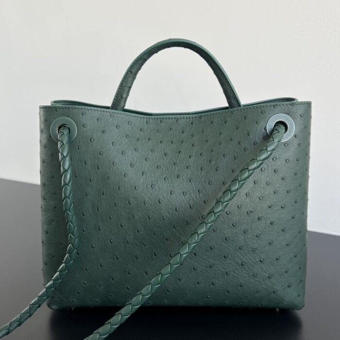 보테가베네타 미디엄 안디아모 흑녹색 817805 타조가죽 레플리카 미러급 SA급 S급 고퀄리티 최상급 하이엔드 가방 [여성] 2