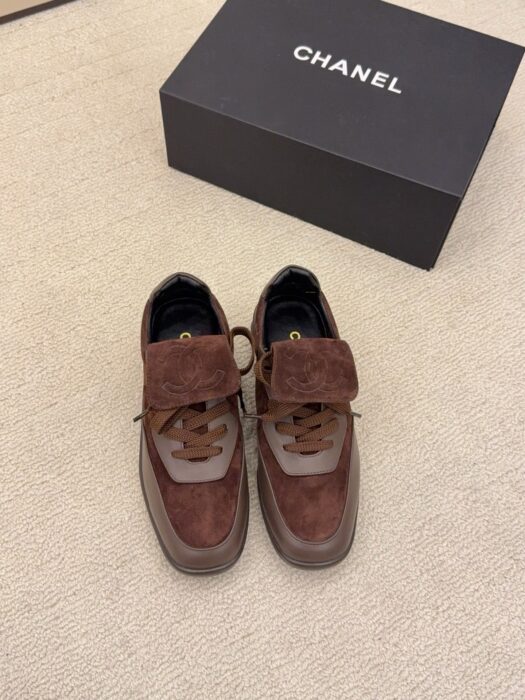 샤넬 빈티지 스웨이드 독일군 스니커즈 브라운 레플리카 미러급 SA급 S급 고퀄리티 최상급 하이엔드 신발 [여성]
