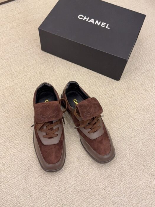 샤넬 빈티지 스웨이드 독일군 스니커즈 브라운 레플리카 미러급 SA급 S급 고퀄리티 최상급 하이엔드 신발 [여성] 5