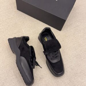 샤넬 빈티지 스웨이드 독일군 스니커즈 블랙 레플리카 미러급 SA급 S급 고퀄리티 최상급 하이엔드 신발 [여성]