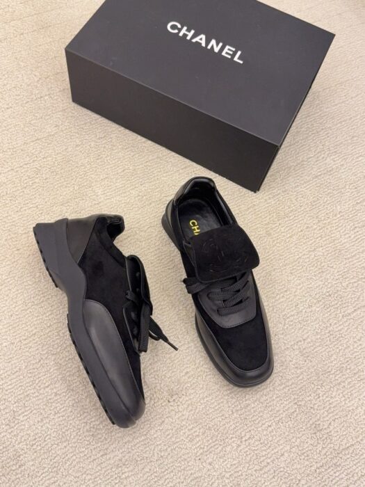 샤넬 빈티지 스웨이드 독일군 스니커즈 블랙 레플리카 미러급 SA급 S급 고퀄리티 최상급 하이엔드 신발 [여성]