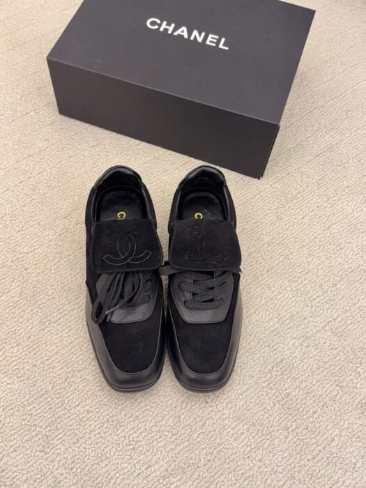 샤넬 빈티지 스웨이드 독일군 스니커즈 블랙 레플리카 미러급 SA급 S급 고퀄리티 최상급 하이엔드 신발 [여성] 3