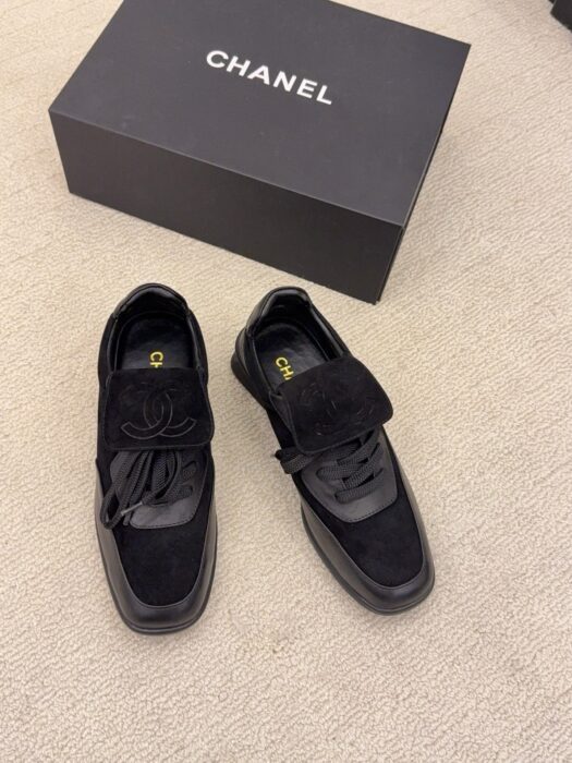 샤넬 빈티지 스웨이드 독일군 스니커즈 블랙 레플리카 미러급 SA급 S급 고퀄리티 최상급 하이엔드 신발 [여성] 4