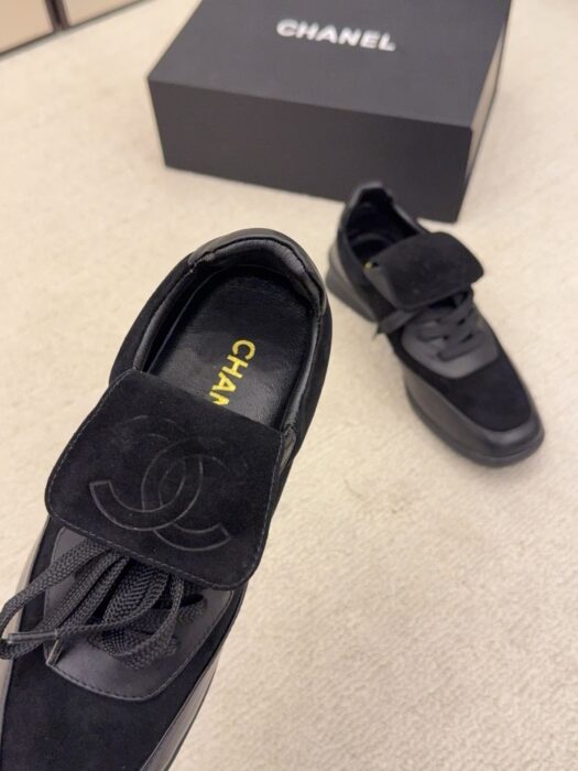 샤넬 빈티지 스웨이드 독일군 스니커즈 블랙 레플리카 미러급 SA급 S급 고퀄리티 최상급 하이엔드 신발 [여성] 9