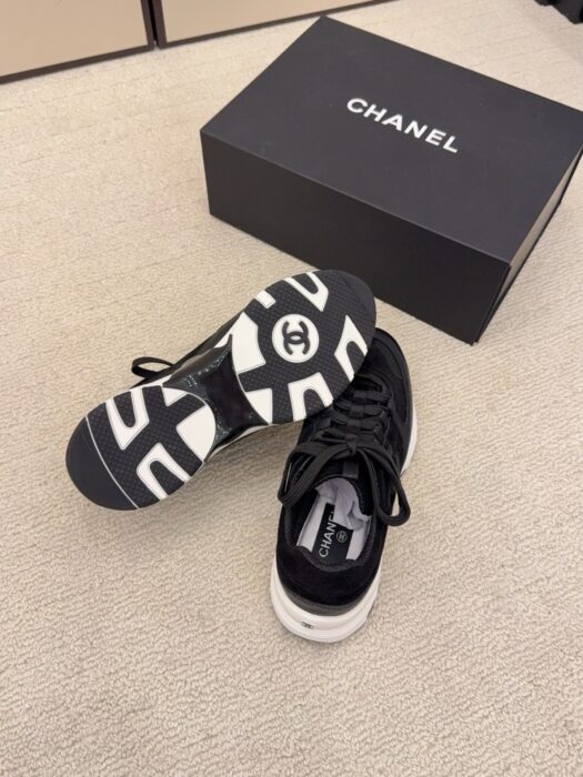 샤넬 25A CC로고 배색 이음 스니커즈 운동화 블랙 레플리카 미러급 SA급 S급 고퀄리티 최상급 하이엔드 신발 [여성] 9