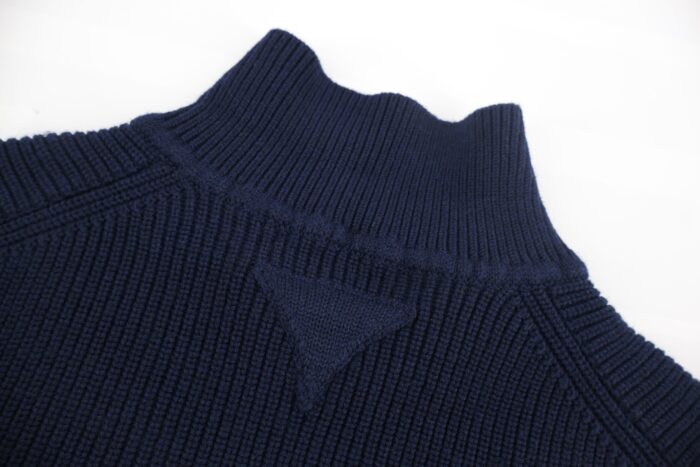 프라다 베이직 순색 니트 카라티 네이비 레플리카 미러급 SA급 S급 고퀄리티 하이엔드 최상급 의류 [남성여성공용] 6