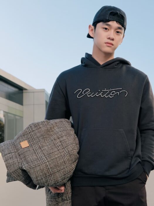 루이비통 엠벨리시드 시그니처 후드티 1AJCFQ 블랙 레플리카 미러급 SA급 S급 고퀄리티 하이엔드 최상급 의류 [남성여성공용]