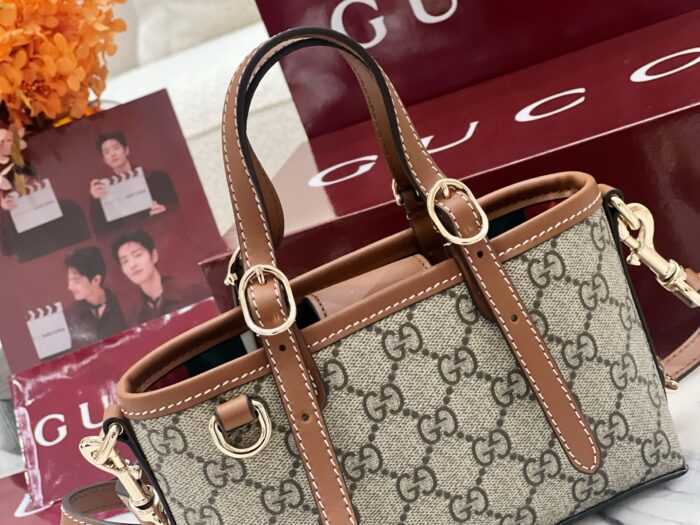 구찌 GG 엠블럼 미니백 855491 브라운 레플리카 미러급 SA급 S급 고퀄리티 최상급 하이엔드 가방 [여성] 6