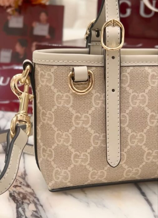 구찌 GG 엠블럼 미니백 855491 베이지 레플리카 미러급 SA급 S급 고퀄리티 최상급 하이엔드 가방 [여성] 8