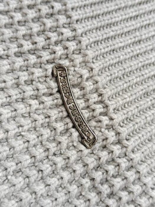 크롬하츠 소매 십자가 캐시미어 혼방 니트 그레이 레플리카 미러급 SA급 S급 고퀄리티 하이엔드 최상급 의류 [남성여성공용] 17