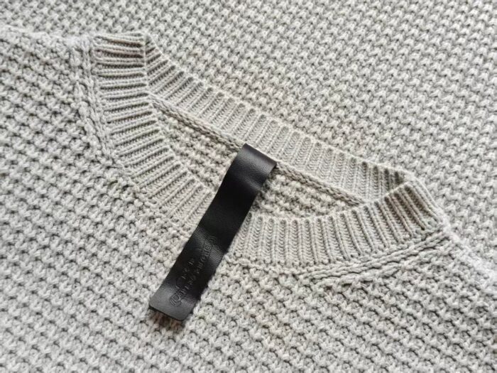 크롬하츠 소매 십자가 캐시미어 혼방 니트 그레이 레플리카 미러급 SA급 S급 고퀄리티 하이엔드 최상급 의류 [남성여성공용] 10