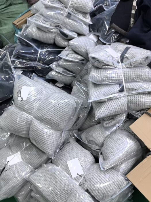 크롬하츠 소매 십자가 캐시미어 혼방 니트 그레이 레플리카 미러급 SA급 S급 고퀄리티 하이엔드 최상급 의류 [남성여성공용] 6