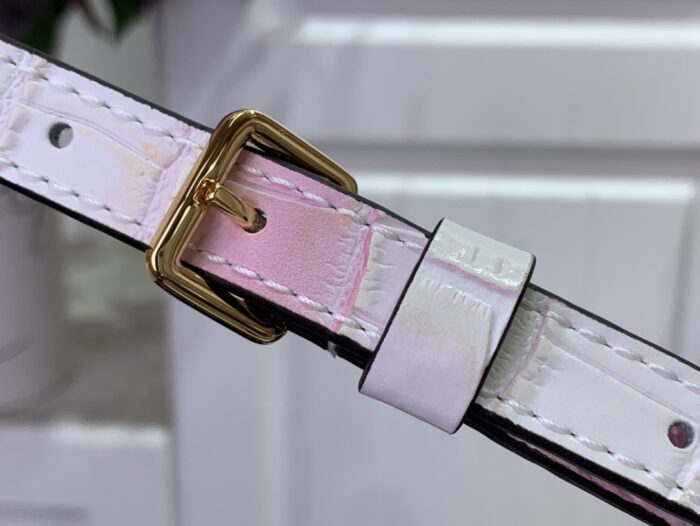 루이비통 카퓌신 미니 악어무늬 화이트 핑크 레플리카 미러급 SA급 S급 고퀄리티 최상급 하이엔드 가방 [여성] 6
